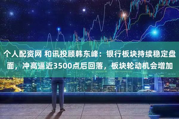 个人配资网 和讯投顾韩东峰：银行板块持续稳定盘面，冲高逼近3500点后回落，板块轮动机会增加